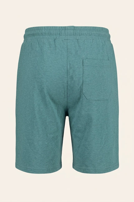 Lightweight Cotton Shorts - Teal Green - Back