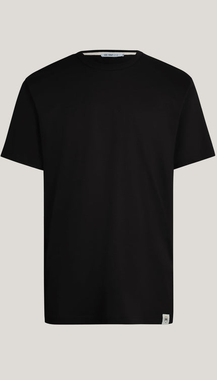 Lightweight Cotton T-shirt - Black - Ron Tomson