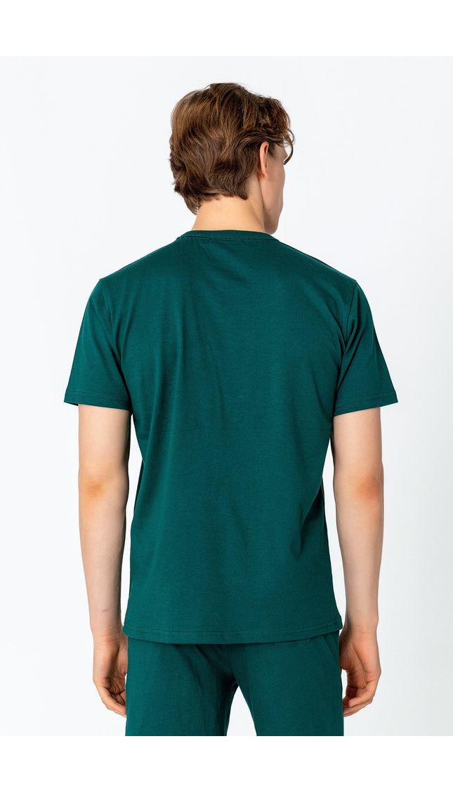 Lightweight Cotton T-shirt - Green - Ron Tomson