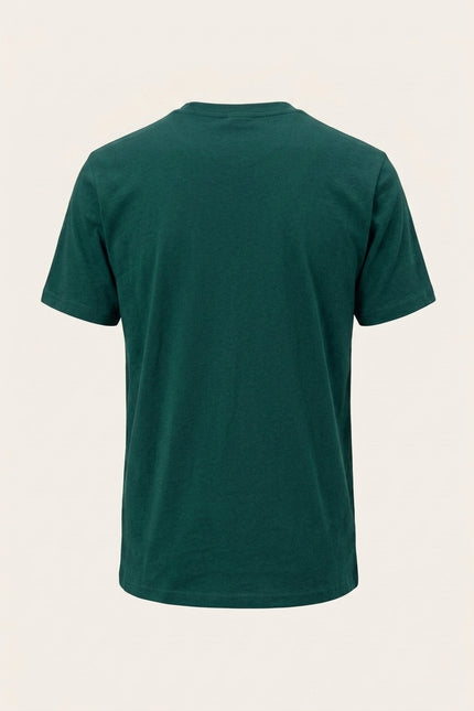 Lightweight Cotton T-shirt - Green - Back