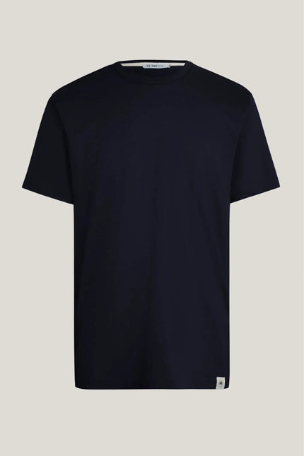 Lightweight Cotton T-shirt - Navy - Ron Tomson