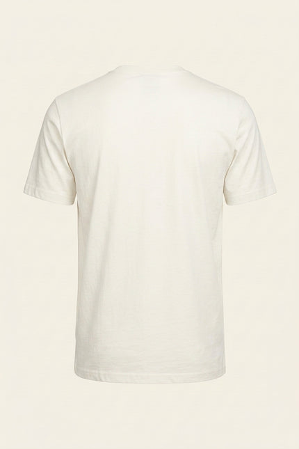 Lightweight Cotton T-shirt - Off-White - Back