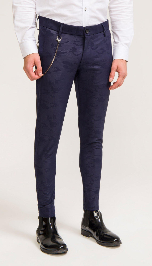 Lightweight Navy Camo Trouser - Ron Tomson