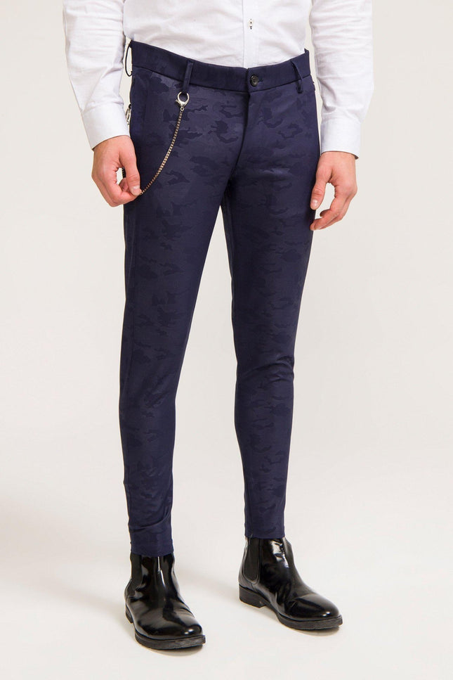 Lightweight Navy Camo Trouser - Ron Tomson
