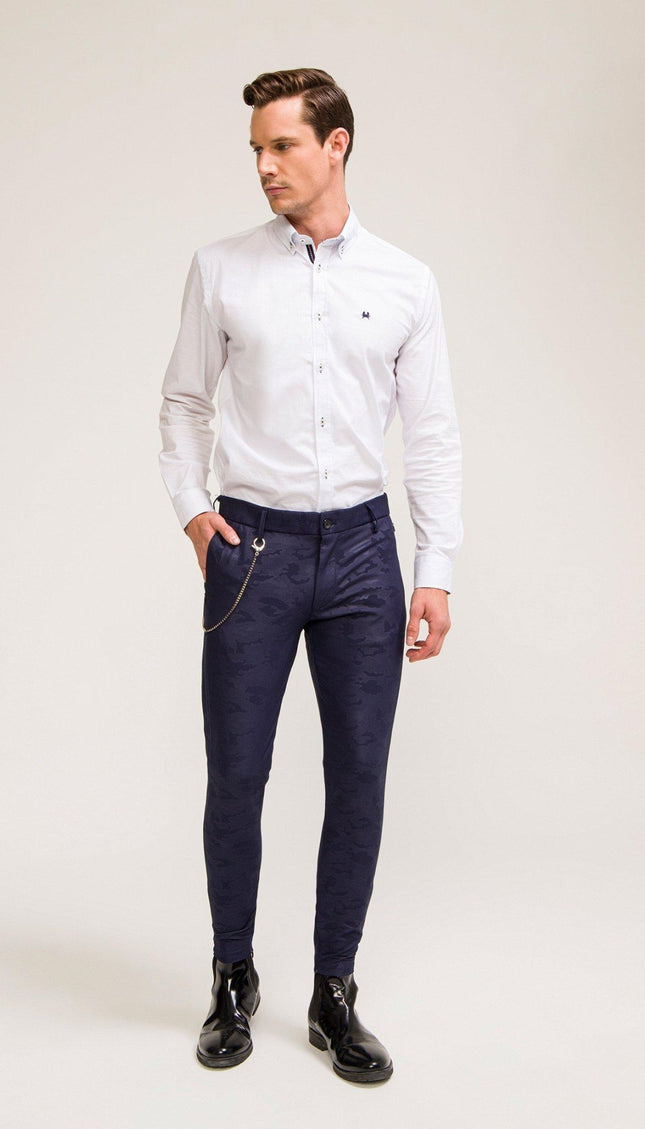 Lightweight Navy Camo Trouser - Ron Tomson