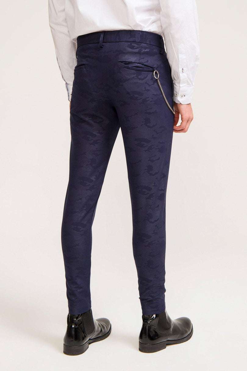 Lightweight Navy Camo Trouser - Ron Tomson