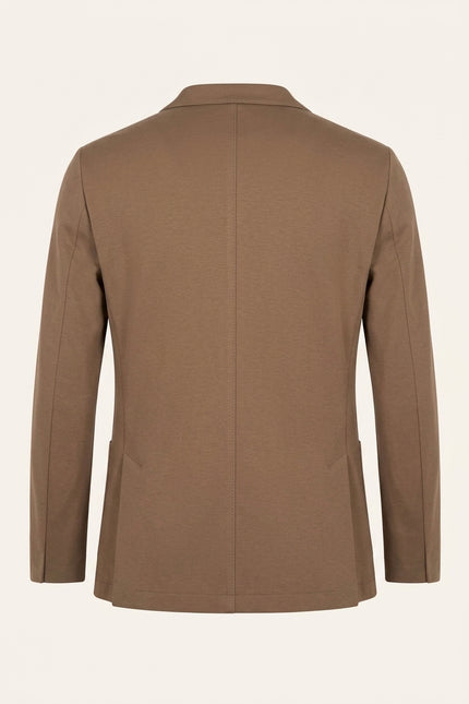 Lightweight Patch Pocket Jacket - Camel - Back