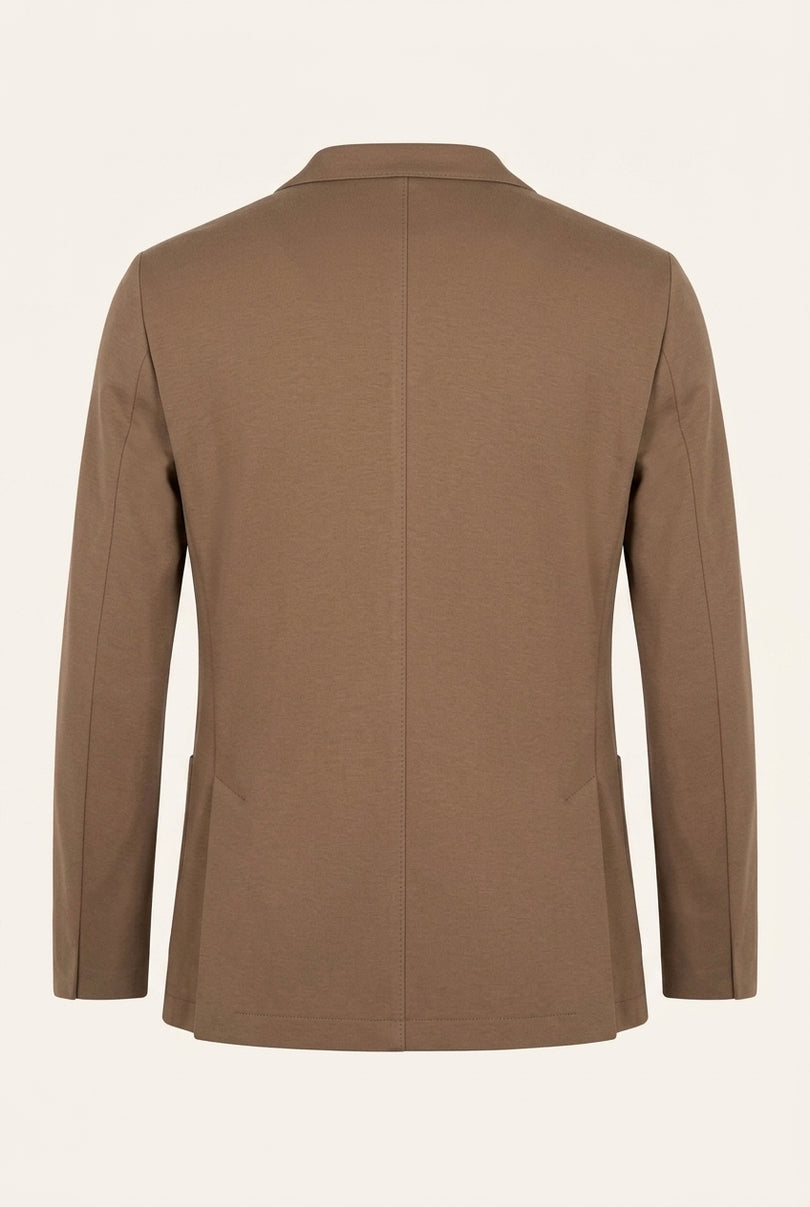 Lightweight Patch Pocket Jacket - Camel - Back