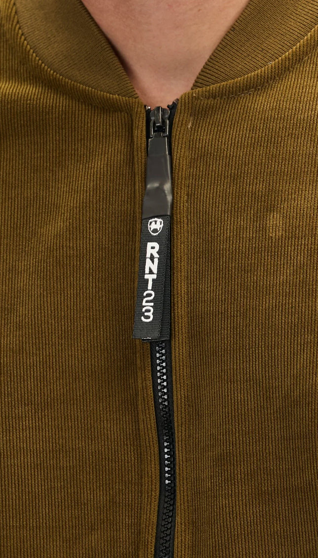 Lined Bomber Jacket - Mustard - Ron Tomson