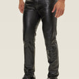 Lambskin Leather Pants - Black