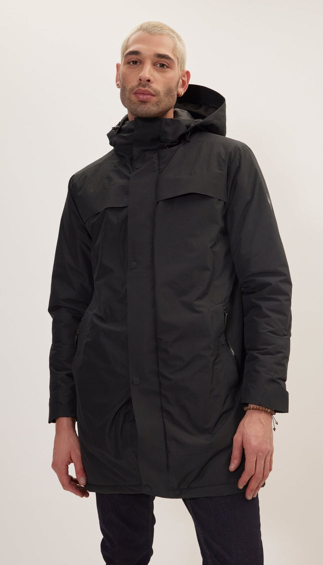 Magneto Waterproof Coat - Black - Ron Tomson