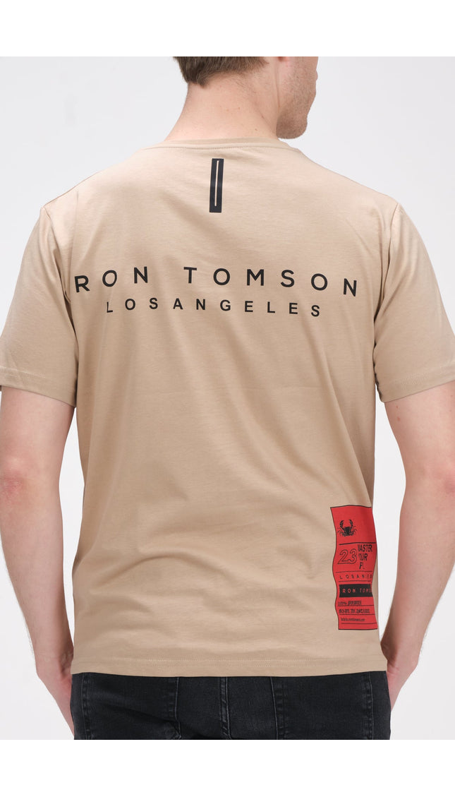 Master Your Feel T-Shirt - Stone - Ron Tomson