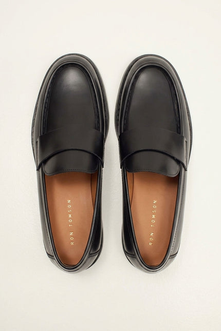 Maverick Leather Loafer - Black - Top Pair