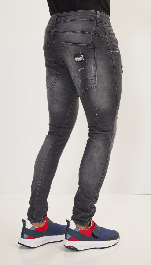 Men's Slim Jeans - Anthracite - Ron Tomson
