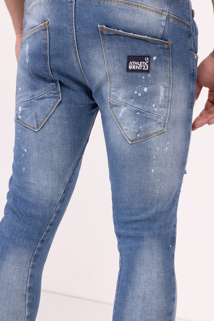Men's Slim Jeans - Blue - Ron Tomson