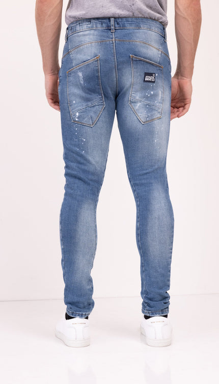 Men's Slim Jeans - Blue - Ron Tomson