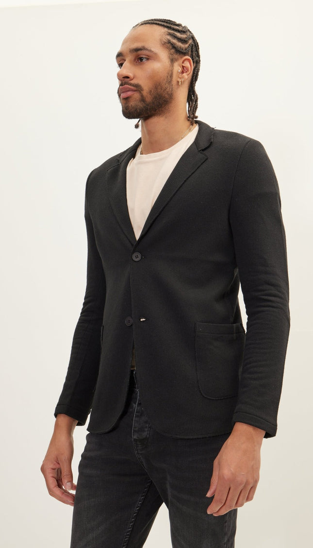 Modern Cotton Jackets - Black - Ron Tomson