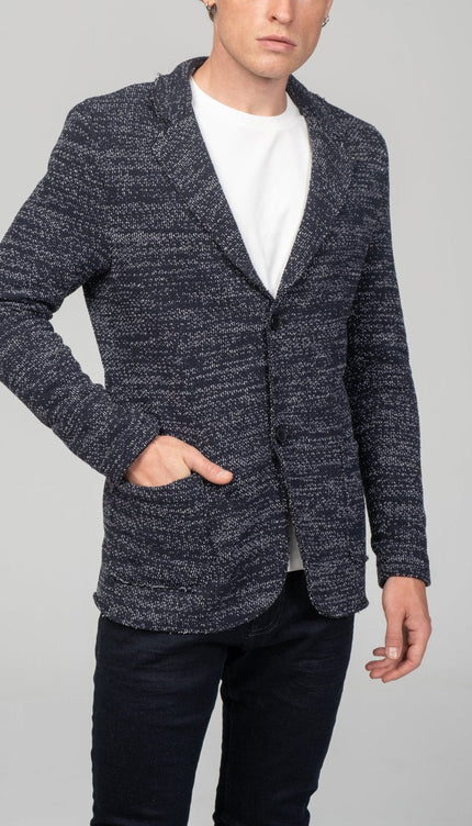 Modern Cotton Jackets - Navy White - Ron Tomson