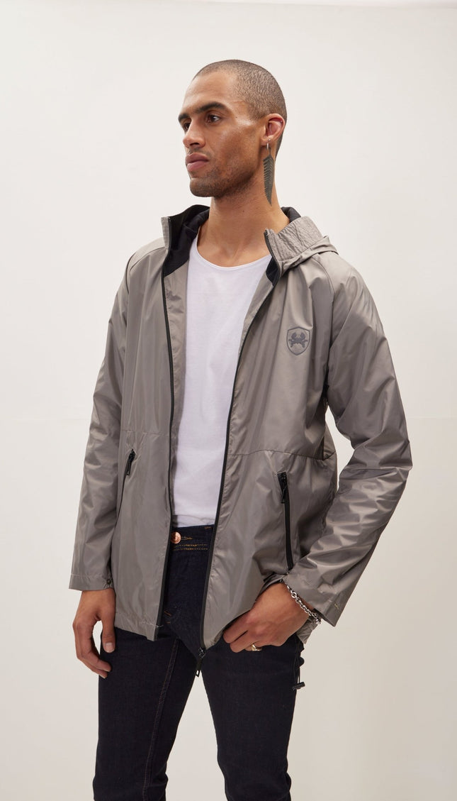 Modern Rain Coat - Grey - Ron Tomson