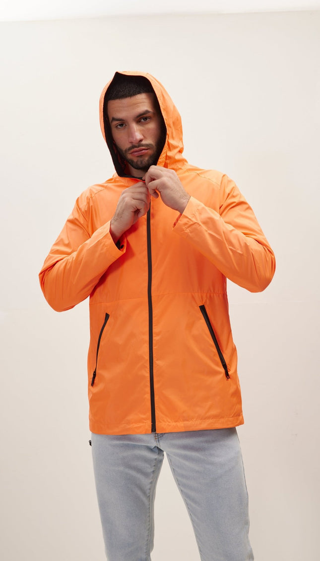 Modern Rain Coat Neon - Orange - Ron Tomson