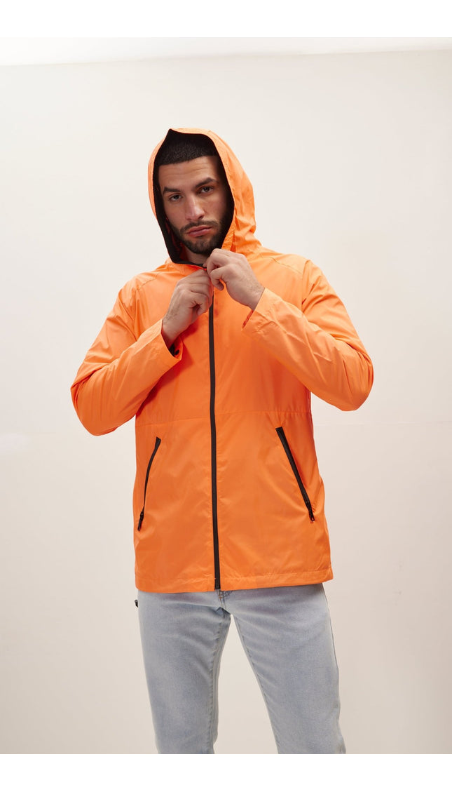 Modern Rain Coat Neon - Orange - Ron Tomson