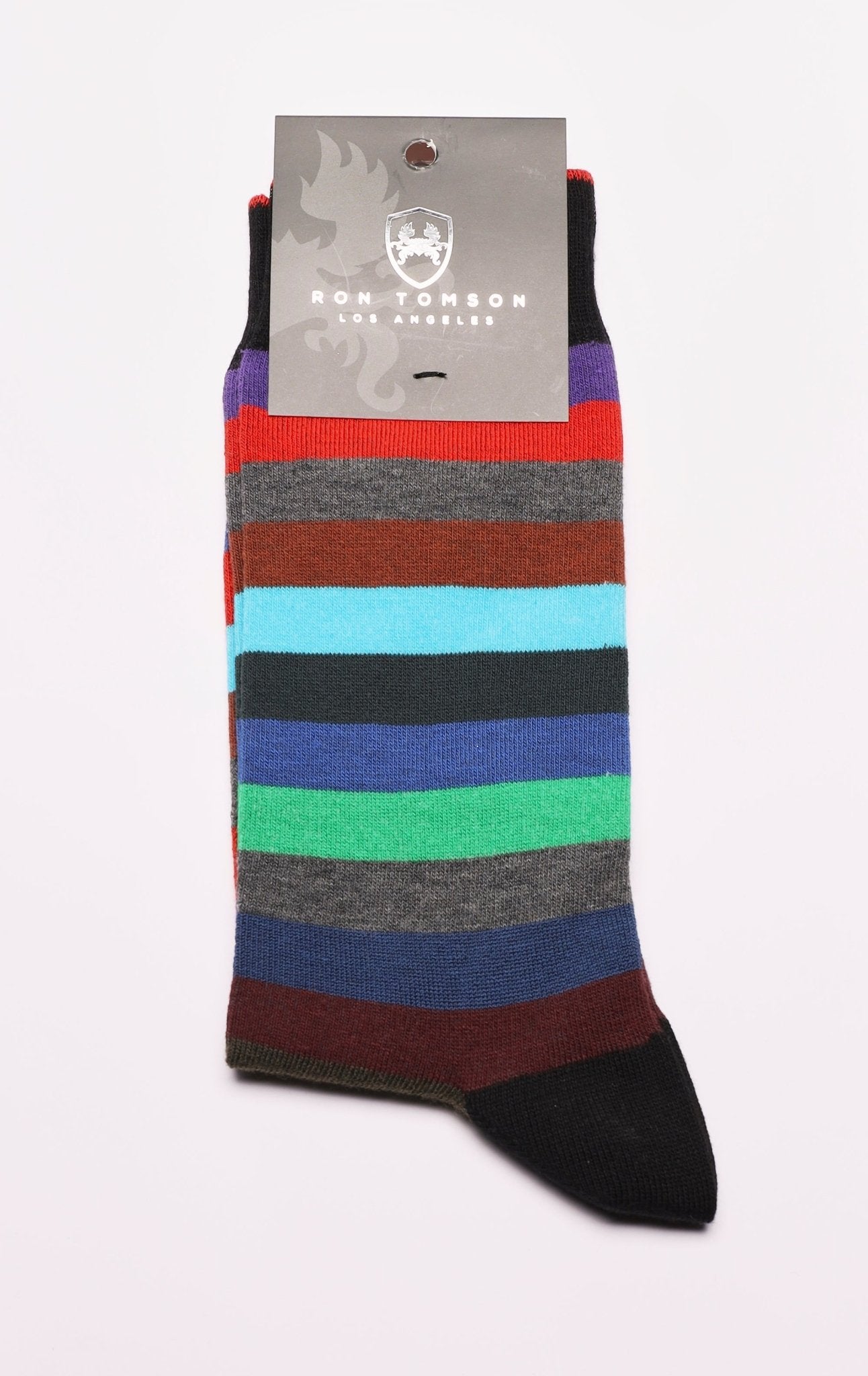 Multi Striped Sock - Ron Tomson