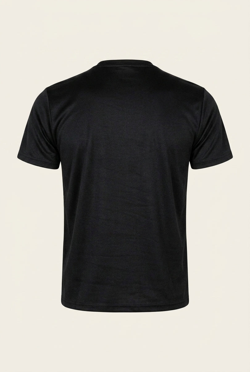 Muscle Fit T-Shirt - Black - Back