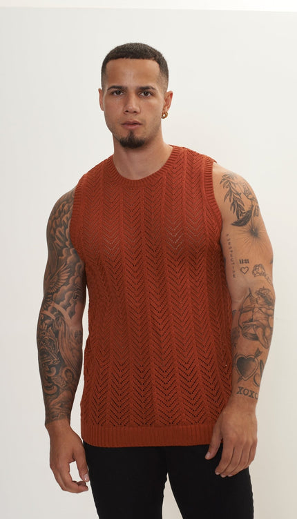 Muscle Fit Tank Top - Tile - Ron Tomson