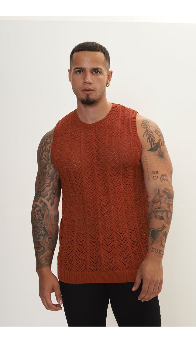 Muscle Fit Tank Top - Tile - Ron Tomson