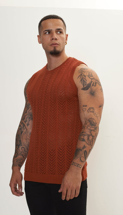 Muscle Fit Tank Top - Tile - Ron Tomson