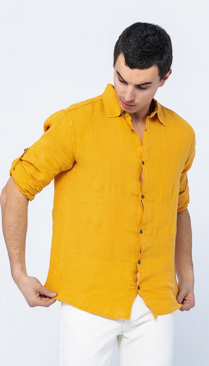 Mustard Shirt - Ron Tomson
