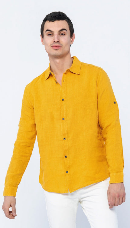 Mustard Shirt - Ron Tomson