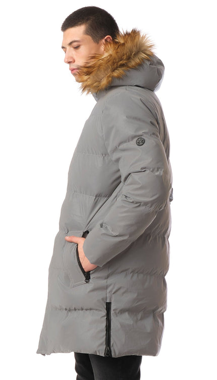 N° 71198 FAUX FUR PADDED PARKA - REFLECTOR - Ron Tomson