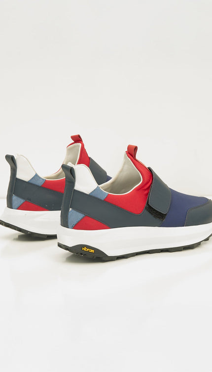 Neoprene Racers Vibram Sole - Navy Red - Ron Tomson