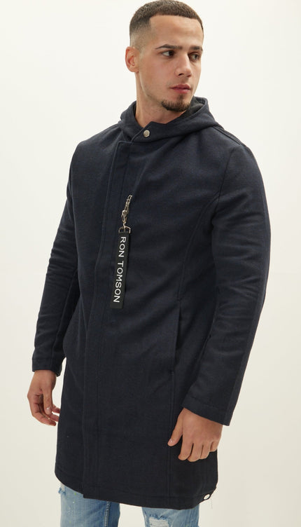 Outerwear - Navy Coat - Ron Tomson