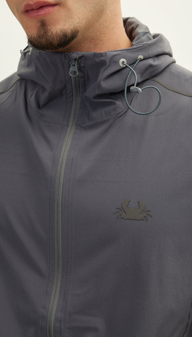 Outerwear Rain Jacket - Anthracite - Ron Tomson