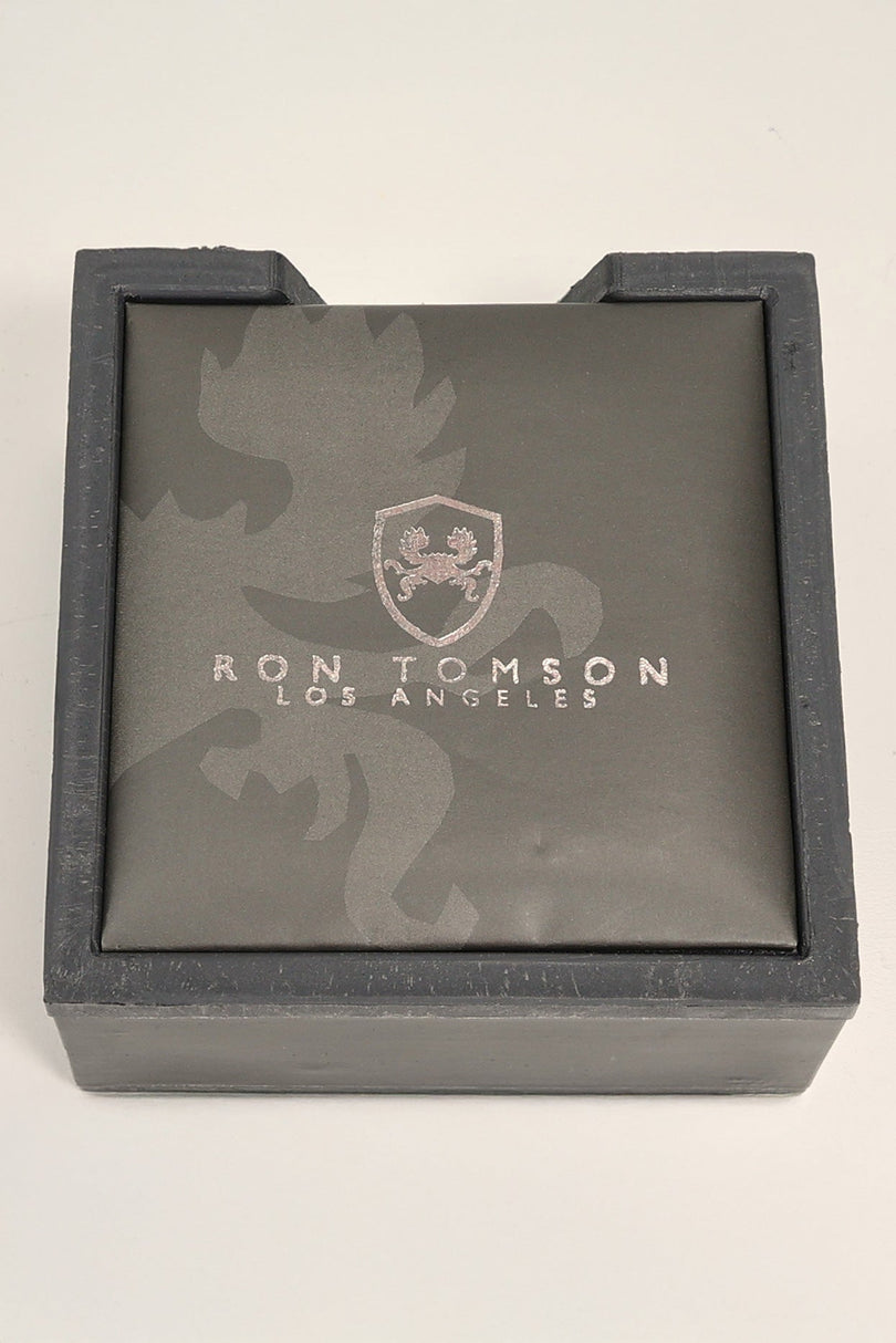 Oval Mother Of Pearl Stainless Steel Cufflinks - Ron Tomson