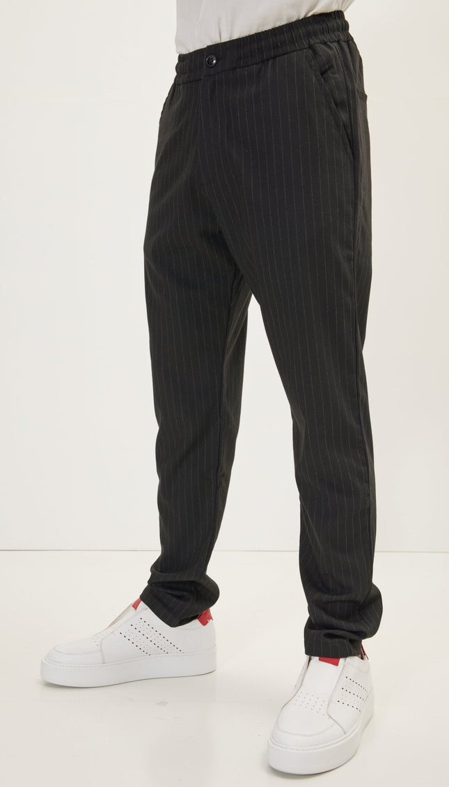 Pants - Casual - Black Anthracite - Ron Tomson