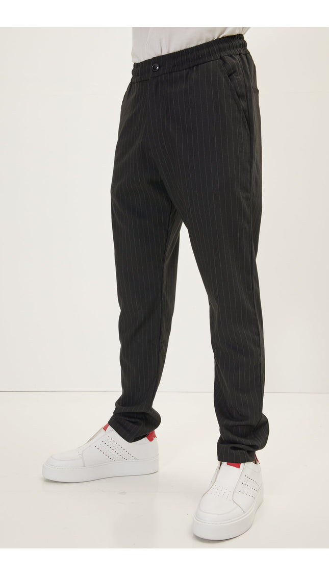 Pants - Casual - Black Anthracite - Ron Tomson