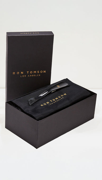 Patent Leather Oxfords - Black - Ron Tomson