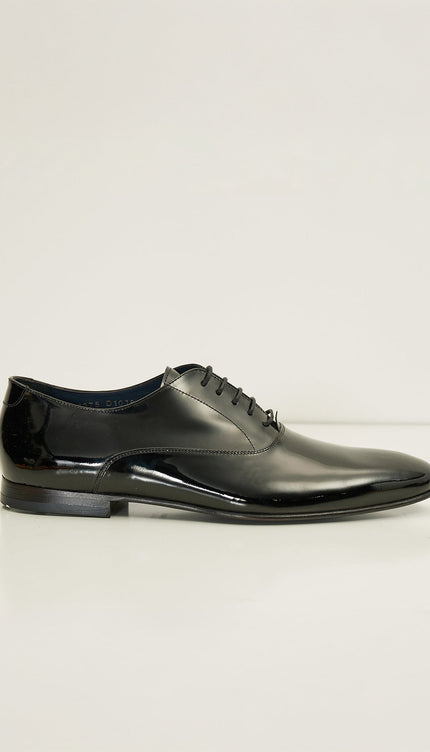 Patent Leather Oxfords - Black - Ron Tomson