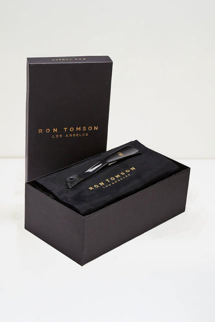 Patent Leather Oxfords - Metallic Sky Blue - Ron Tomson