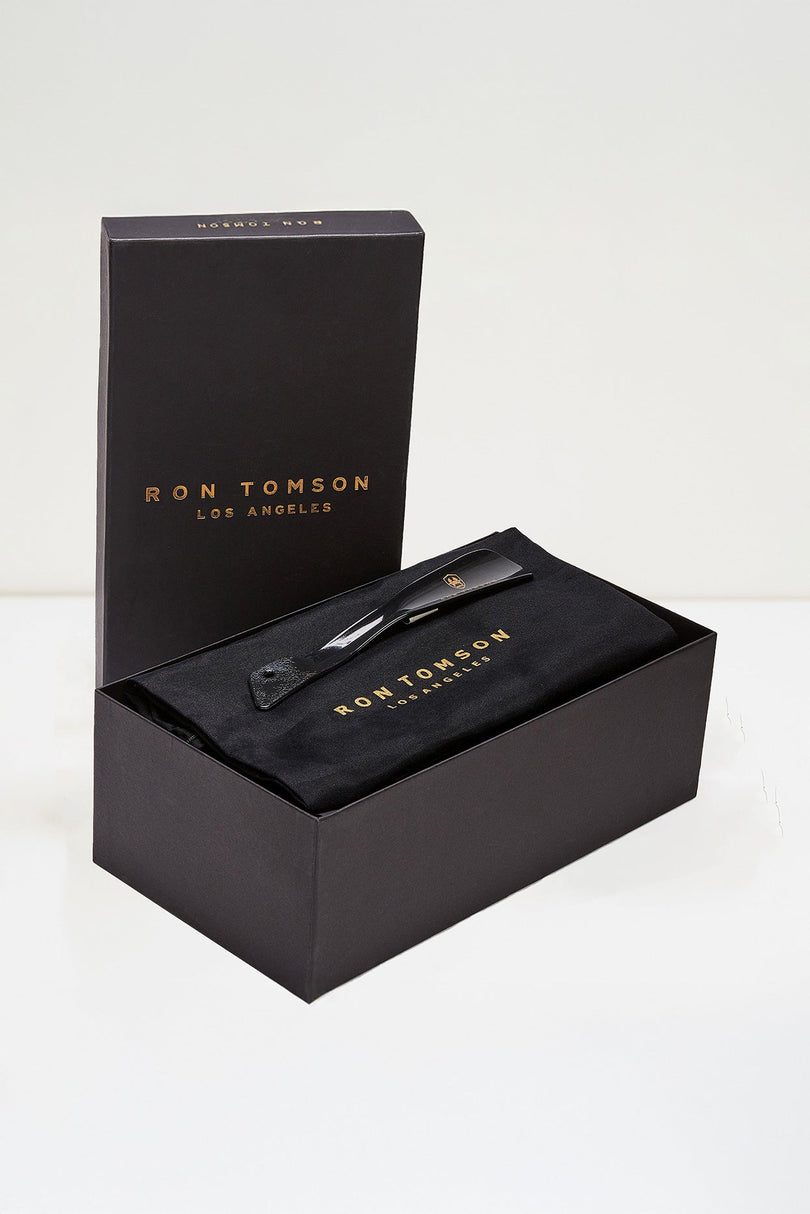 Patent Leather Oxfords - Metallic Sky Blue - Ron Tomson