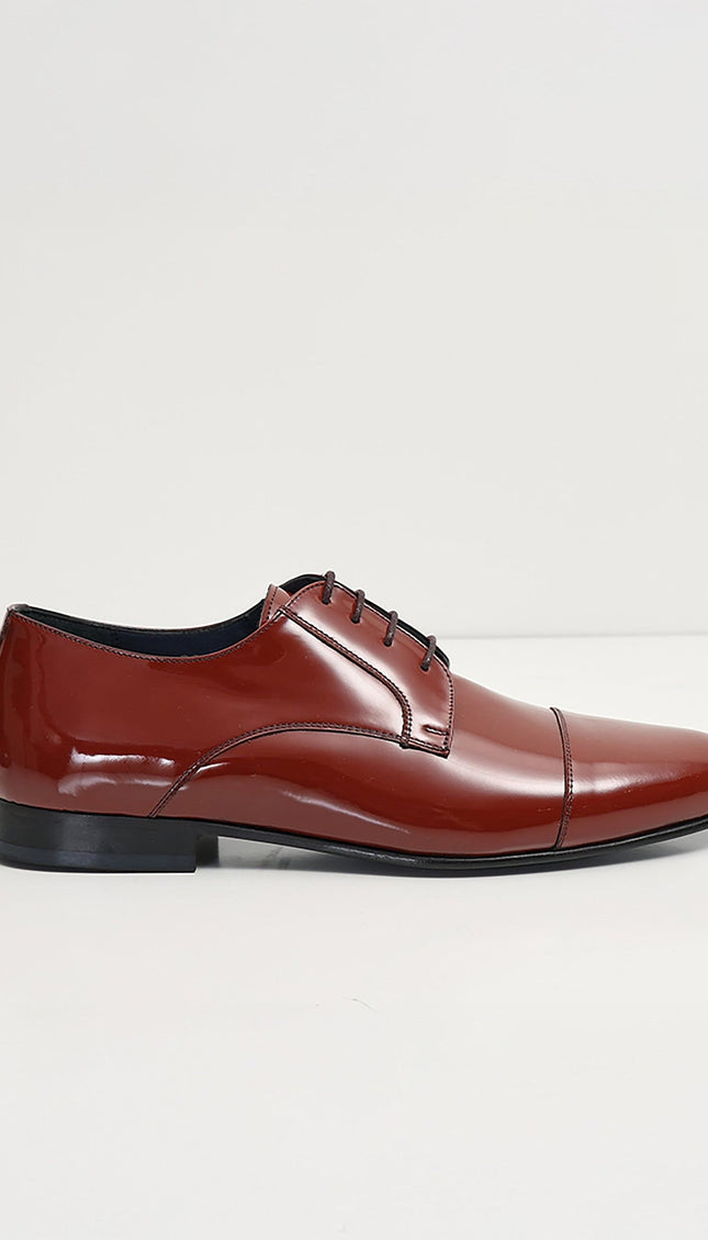 Patent Leather Shoes - Rust - Ron Tomson