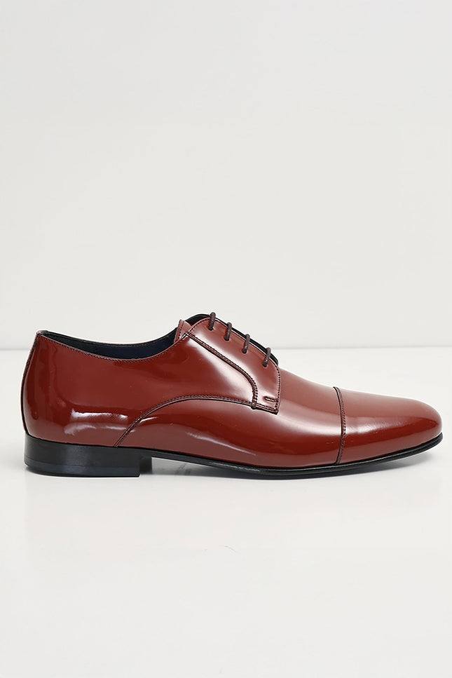 Patent Leather Shoes - Rust - Ron Tomson