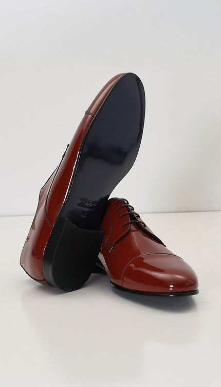 Patent Leather Shoes - Rust - Ron Tomson