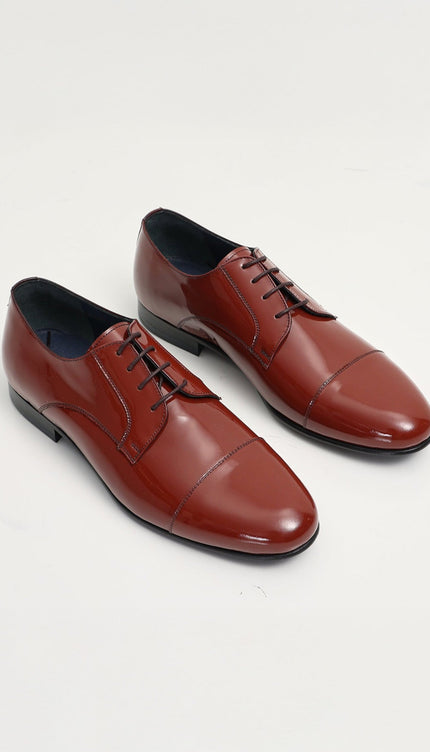 Patent Leather Shoes - Rust - Ron Tomson