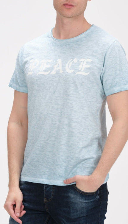 Peace Tee - Blue - Ron Tomson