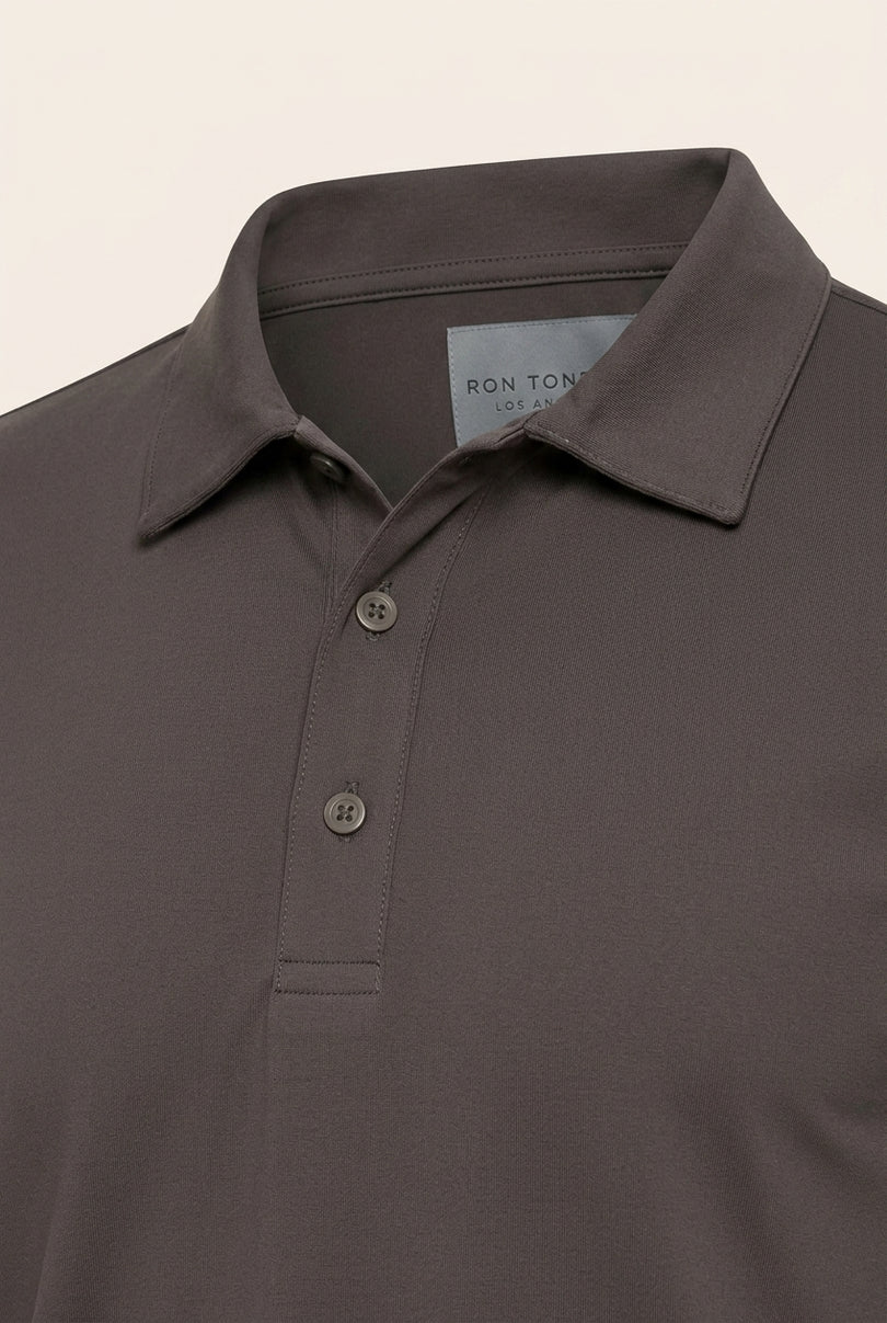 Polo Shirt - Anthracite - Detail