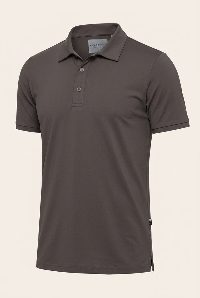Polo Shirt - Anthracite - Front
